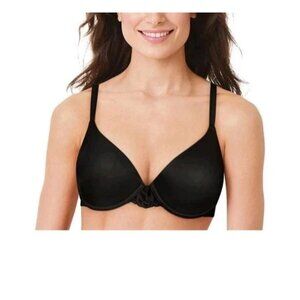 Bali One Smooth U Dreamwire Full-Figure Underwire Bra DF6580 Black 34B